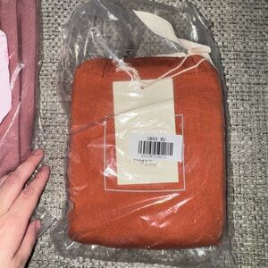 Kyte baby Rust Orange crib sheet